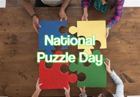 National Puzzle Day Press Release .